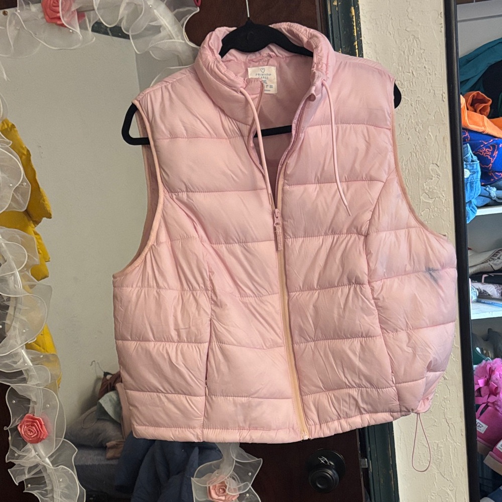 Pink Puffer Vest